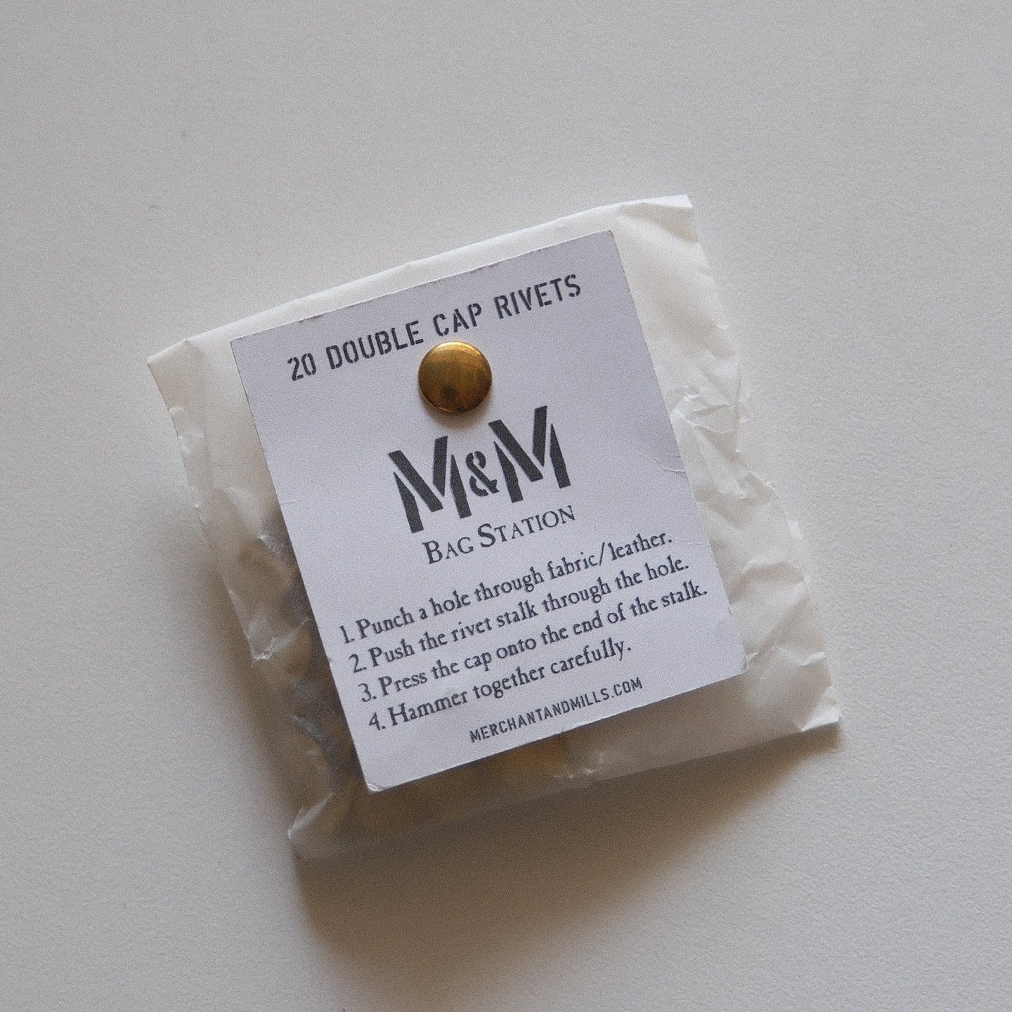 9mm金色双头子母铆钉