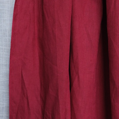 月桂果红185亚麻布143cm宽