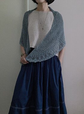 DIY编织材料包色系纯亚麻纹理