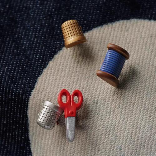 TextileGarden顶针线团剪刀纽扣