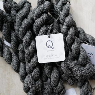 月沟灰 50克155米Fingering美国Quince & co Sparrow有机亚麻线