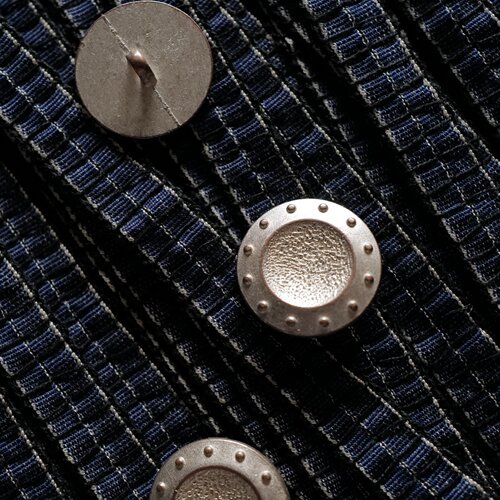 边边凸起泡泡浅玫瑰金金属纽扣