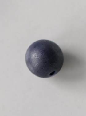 五粒价 9mm多 德国JIM布里藤条材质圆形不均匀紫蓝色串珠
