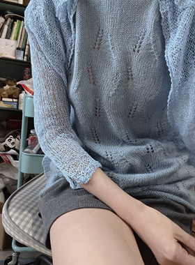 羊毛马海毛达美上衣DIY编织材料