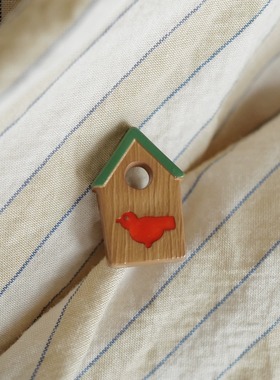 12mm宽18mm高一颗价格德国JIM尼龙红色小鸟绿顶奶咖色屋纽扣