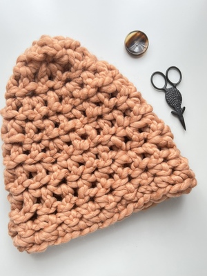 零基础可上手懒洋洋钩针帽Loopy Mango美利奴5号DIY编织材料包