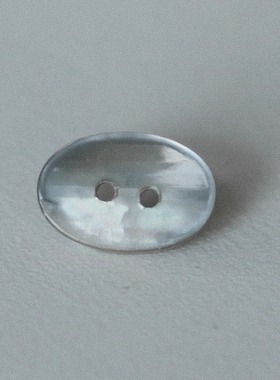 14mmx9多mm一颗价格德国JIM椭圆形灰色珍珠母贝纽扣