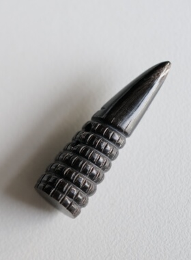 D色 40mmx12mm仅1颗英国Textile Garden光亮微弯半罗纹牛角套索扣