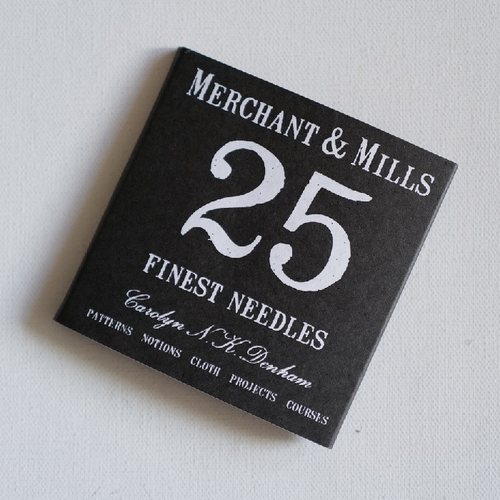 英国很细的手缝缝纫针一包25枚