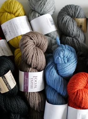 100克英国设计师ERIKA KNIGHT  Maxi Wool超粗英国羊毛线