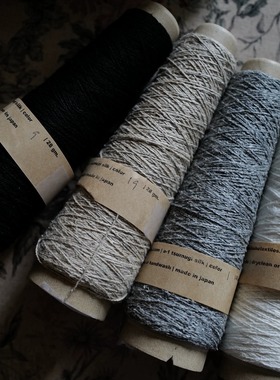 绝版1桶28克243米日本八布HABU A-1Tsumugi Silk和绵绸真丝夹花线