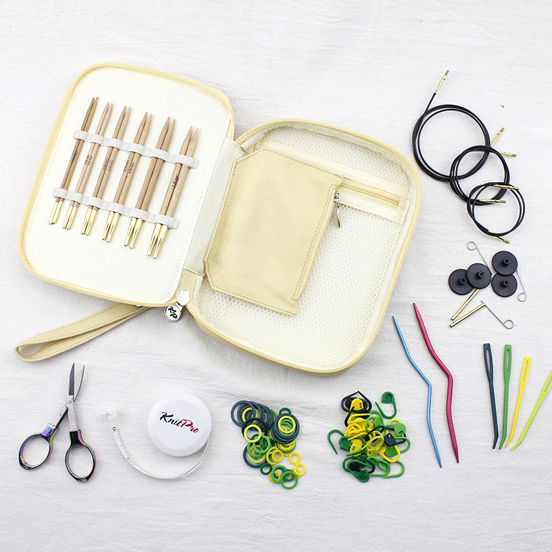 knitpro basix 进口可拆卸环针套装 适合编织新手入门 配件齐全