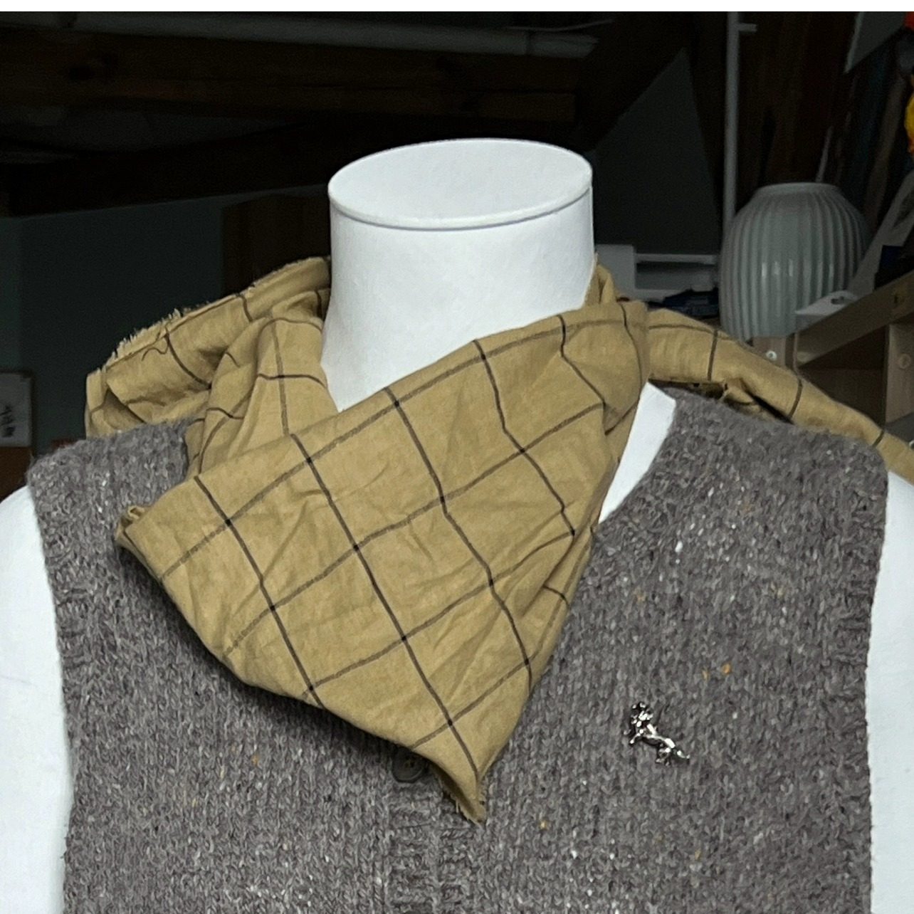 113cm宽安德斯格纹印度棉布