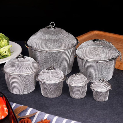 304不锈钢泡茶滤茶器茶叶过滤调味卤料球包熬中药炖煲汤调料蛊包