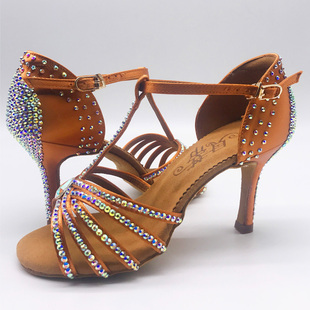 拉丁鞋 拉丁舞鞋 仿奥钻 镶钻鞋 贝蒂217款 新款 211款