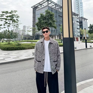 CHESTER CHARLES | 2026新款 男款 小香风编织口袋外套