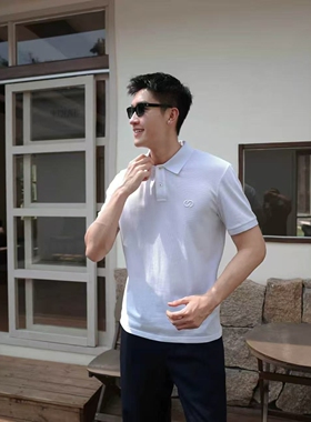 CHESTER CHARLES | 2026新款 男款 刺绣logo纯棉短袖POLO衫
