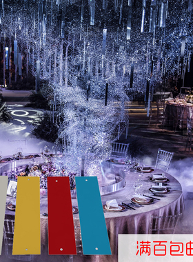 婚庆道具亮片银色亮片帘反光片镜面亮片婚礼舞台吊顶装饰挂件吊片