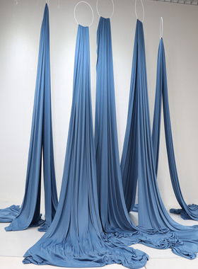 婚庆道具凤尾帘牛奶丝韩式水波帘酒店婚礼堂中式水晶挂件吊顶道具