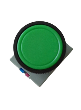 正品ABW-111 HW-C01 10平头按钮开关ABW110G 银点idec