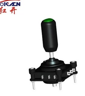 正品红开 十字 摇杆主令SCV4-yq-05r2g 把手带按钮360度自复银点