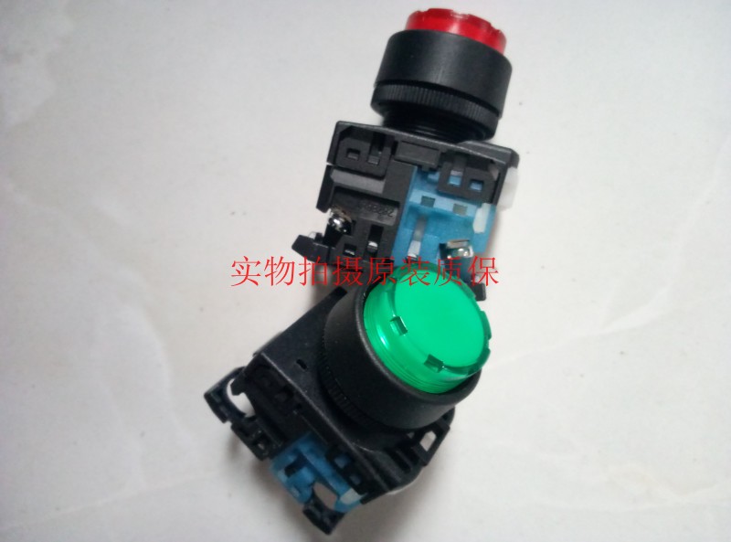 正品FeFUJI高头钮带灯按钮开关AR22E0L-10E3G 11E3 FOL 颜色G R Y