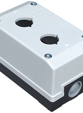 正品天得 TEND 按钮盒 TN2-B2 二孔 127x75x67.3mm 孔径 Φ22mm