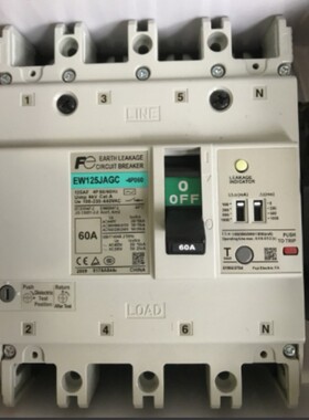 正品富士漏电开关EW125JAGC-3P4P-30AJ