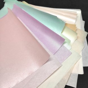 超薄单面珠光白牛皮纸 梦幻彩虹渐变色复杂折纸 酒杯佐藤玫瑰