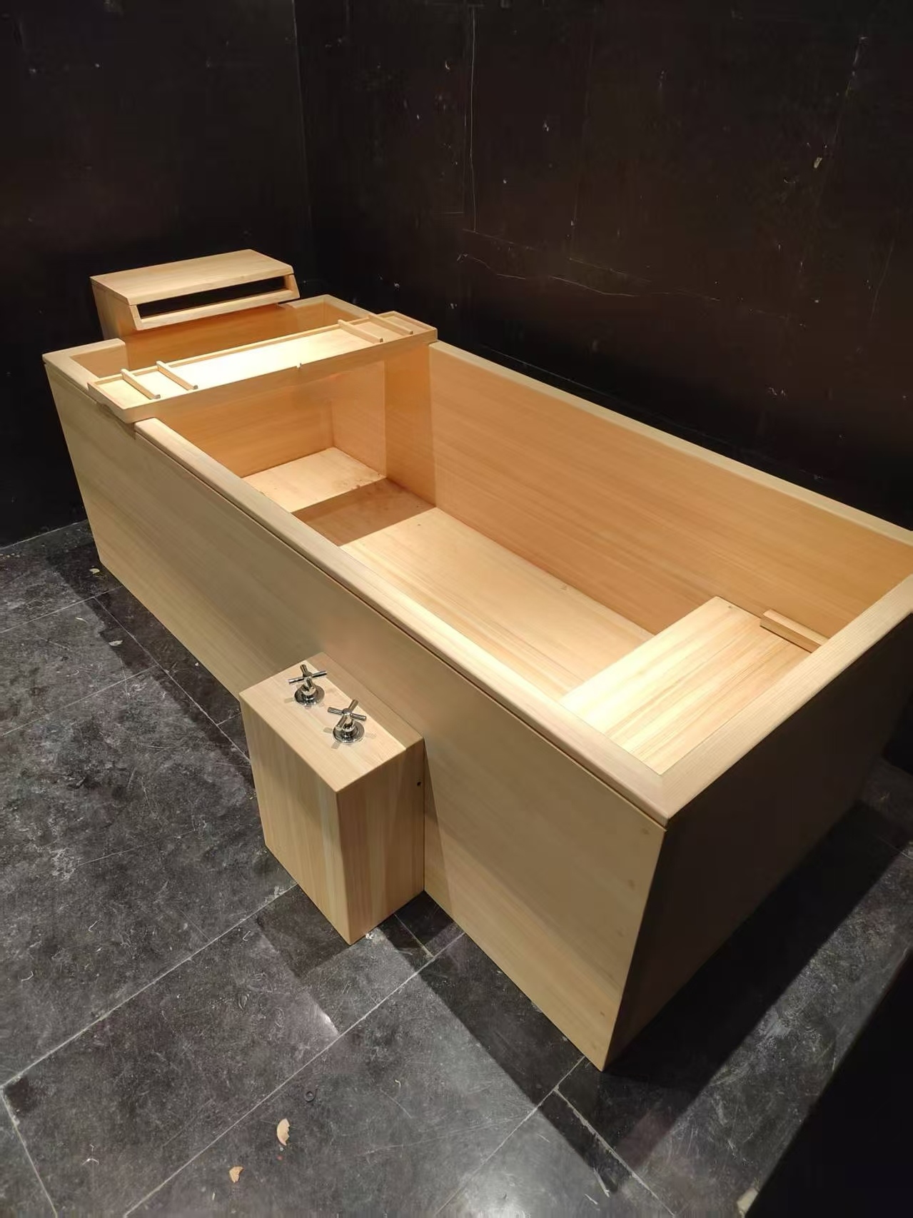 桧木实木木桶浴桶浴缸成人泡澡桶沐浴桶浴盆家用洗澡盆美容院定做