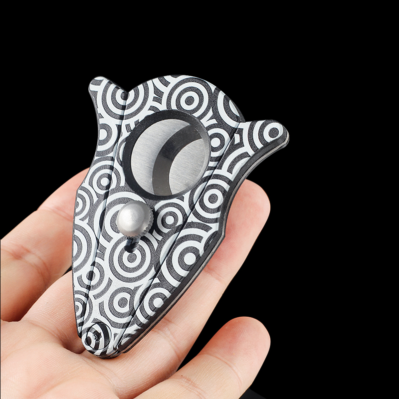 時尚武士不銹鋼刀雙刃雪茄剪