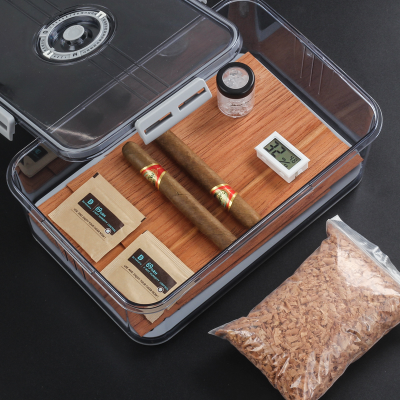 密封保濕雪茄盒大容量保濕防潮