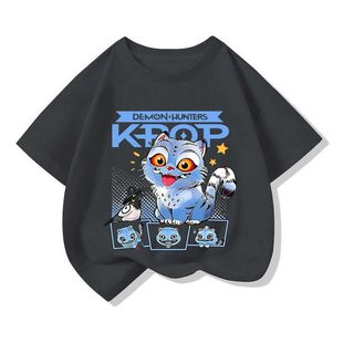 NASA联名kpop demon hunters猎魔女团周边短袖t恤男女童亲子装夏