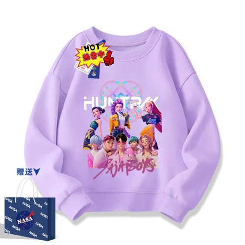 NASA联名kpop猎魔女团男女童卫衣