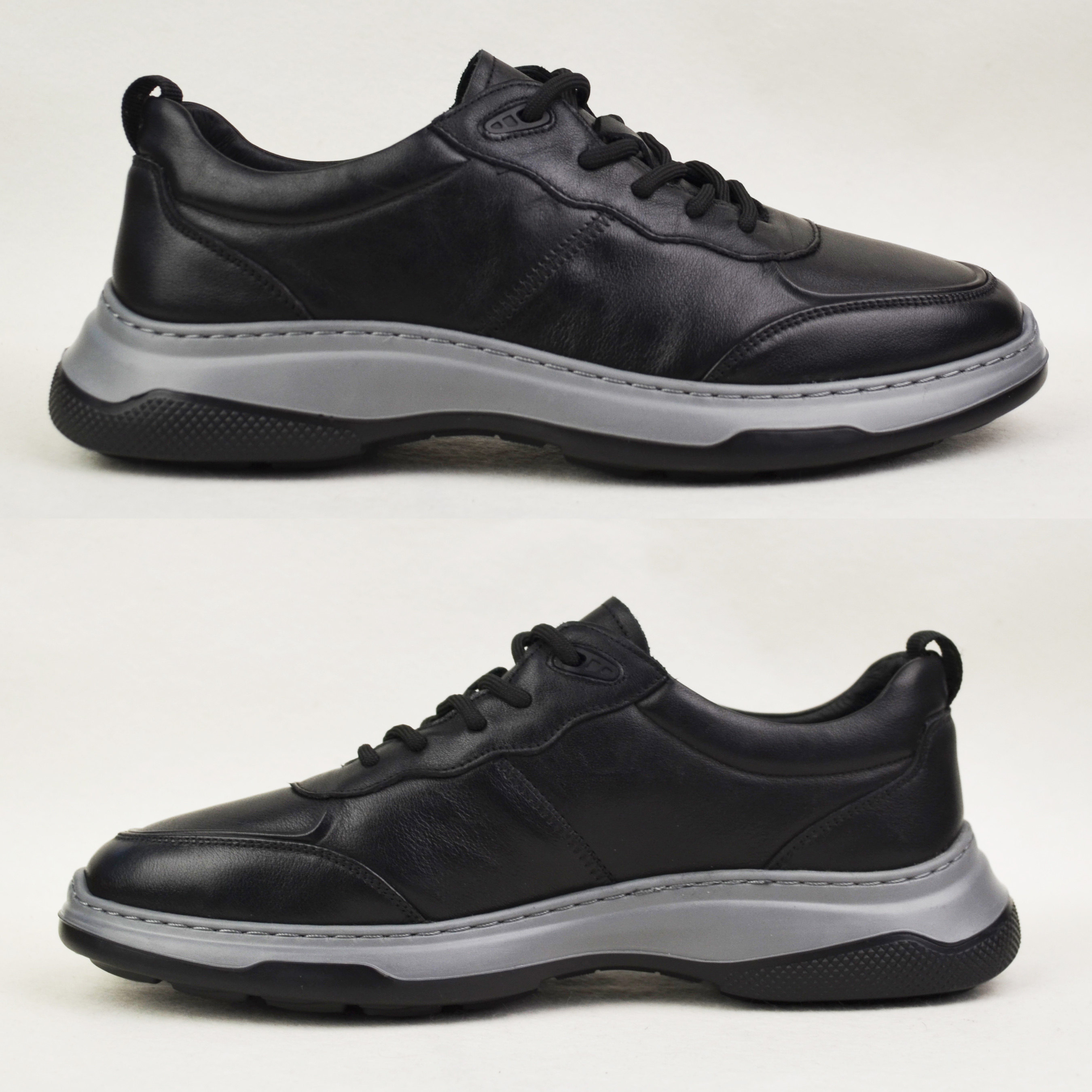 头层牛皮！真皮！男士真皮休闲皮鞋 透气防滑套脚软底黑色男鞋子