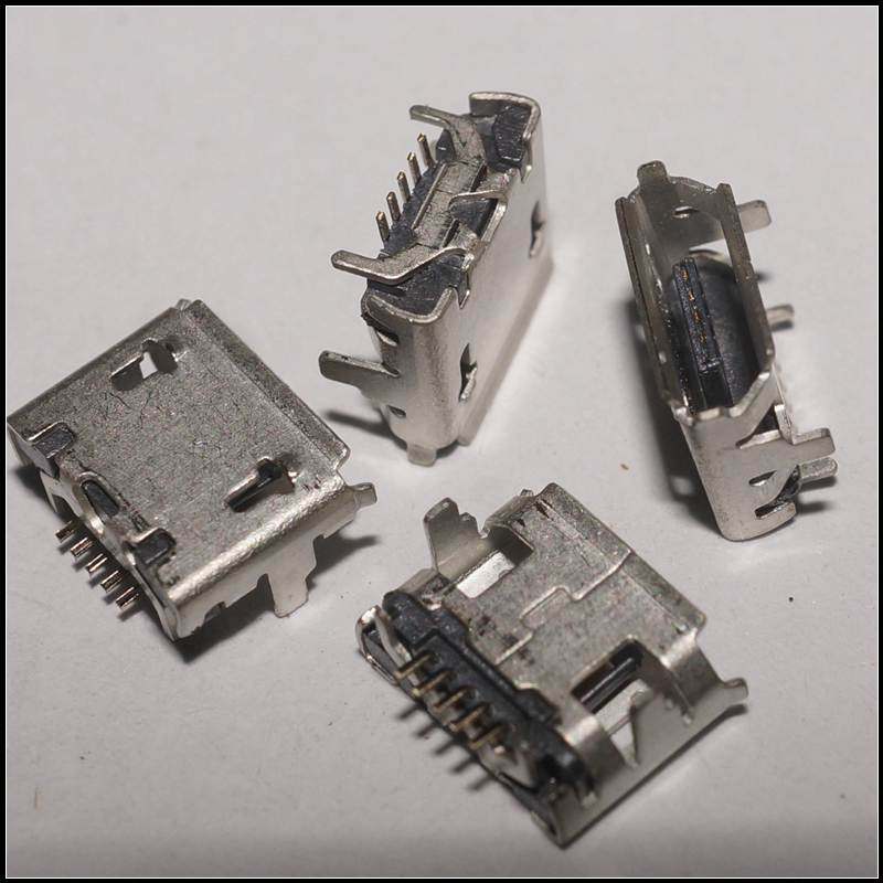 编带牛角 纯铜 一元4个 micro座子 老款手机充电座子