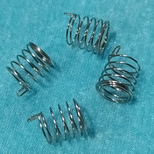 1元4个 电容触摸弹簧 外径约1.2CM高度1.2CM  Diy触摸按键