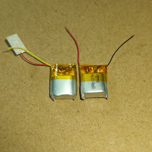 一元两个 501012  40mAh 无保护板 库存蓝牙耳机电池
