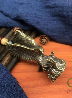 玉润天泽纯铜复古书房装饰品摆件