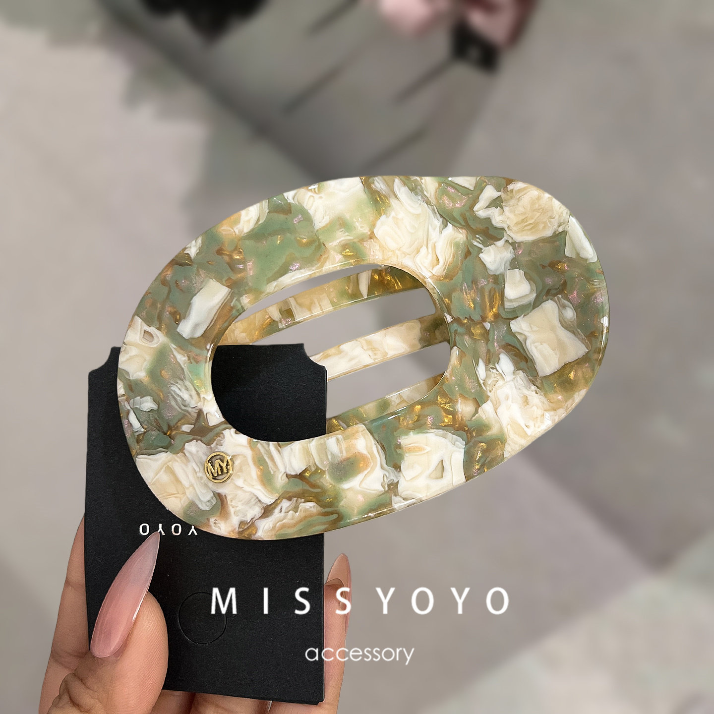 高级后脑勺贝壳抓夹开车不硌头醋酸弧形鲍鱼夹大号发夹发量多发卡