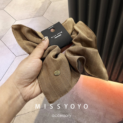 韩国发饰方巾大肠发圈方形发绳扎发马尾皮筋东大门法式气质高级感