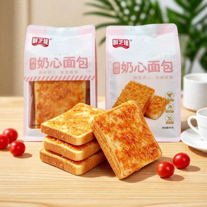 肉松奶心面包软吐司独立包装学生零食早餐课间宿舍上班族代餐糕点