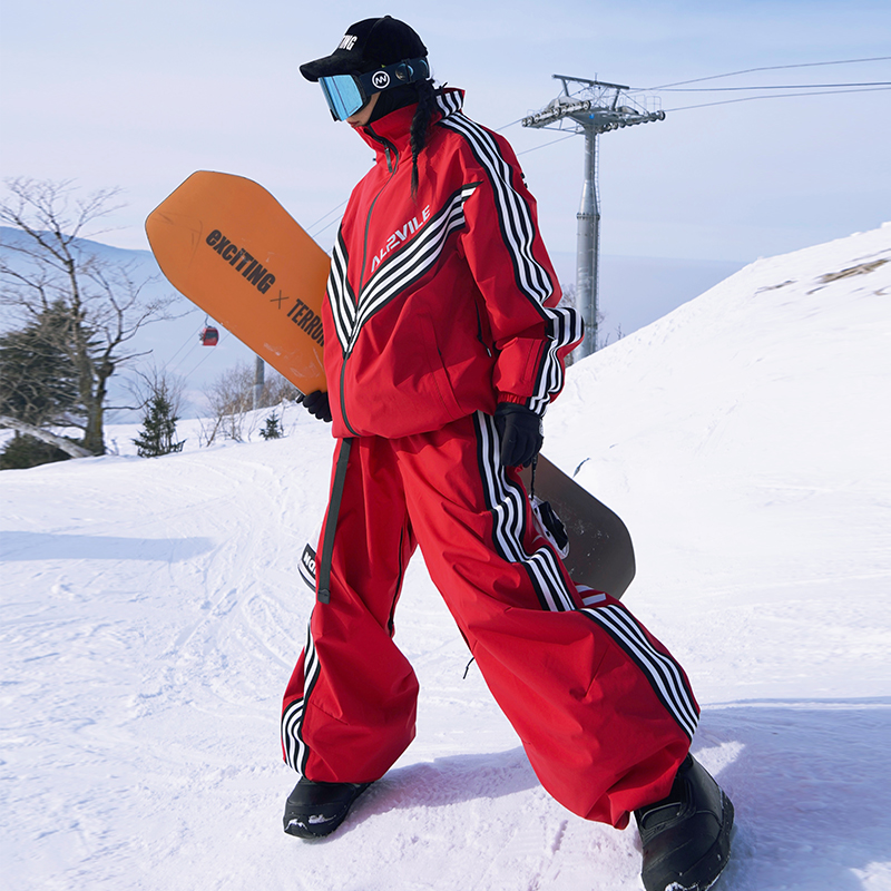 exciTING联名款单板滑雪服套装
