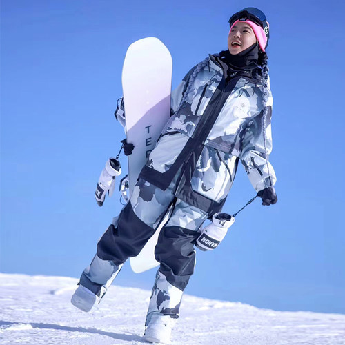 exciTING联名新款保暖滑雪服