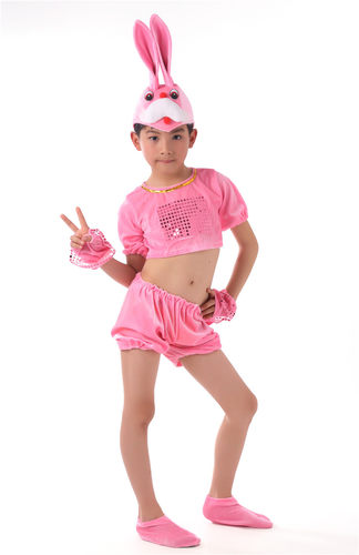 六一小兔子大灰狼动物舞台演出服