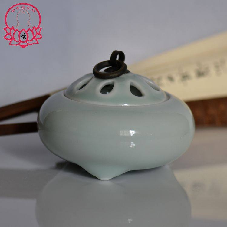 佛香满世间&盘香熏香炉&沉香檀香薰炉&香道用具&精品龙泉弟窑粉青