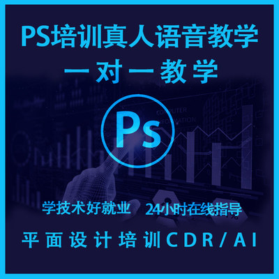 ps/AI一对一教学指导远程语音真人问题定制全套教程cdr