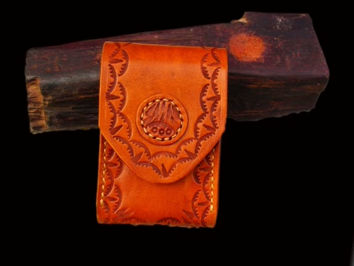 Ретро креативный портативный кожаный портсигар ручной работы, ностальгия, из натуральной кожи, делается под заказ