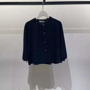 直邮=the 排扣针织衫 客服改价{8 原厂原版 短款 25新 CASH