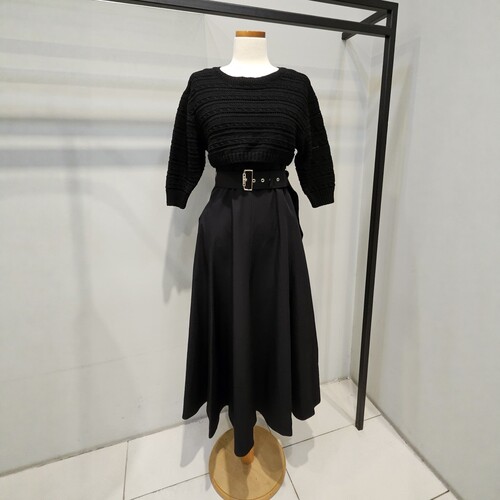 Michaa 奥特莱斯代购  针织两件套连衣裙 不议价